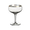 Steelite Paris Champagne Coupe Glass, Gold Rim, 8 oz (24-pack)