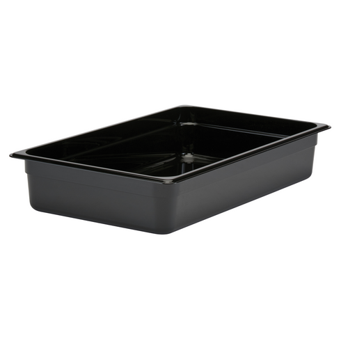 Cambro | Bac gastronome pleine grandeur Camwear, noir