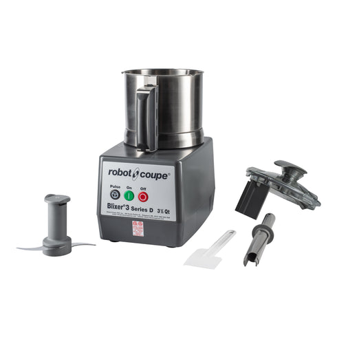 Robot Coupe Blixer 3 Food Processor, 3.7 qt Stainless Steel Bowl, 120 V