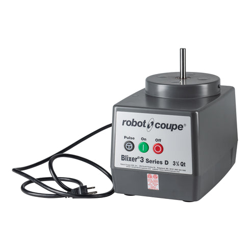 Robot Coupe Blixer 3 Food Processor, 3.7 qt Stainless Steel Bowl, 120 V