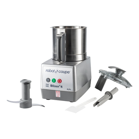 Robot Coupe Blixer 4 Food Processor, 4.5 qt Stainless Steel Bowl, 120 V