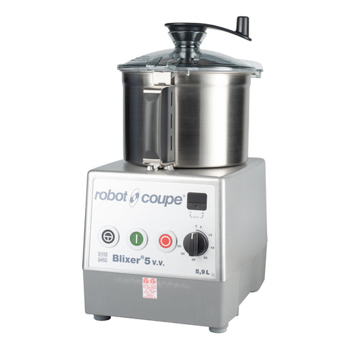Robot Coupe Blixer 5 VV Food Processor, 5.5 qt Stainless Steel Bowl, 120 V