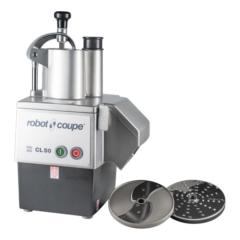 Robot Coupe CL50E Continuous Feed Vegetable Prep Food Processor, 1.5 HP, 120 V