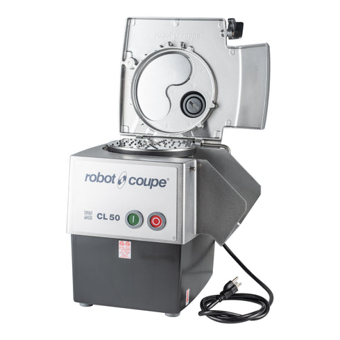 Robot Coupe CL50E Continuous Feed Vegetable Prep Food Processor, 1.5 HP, 120 V
