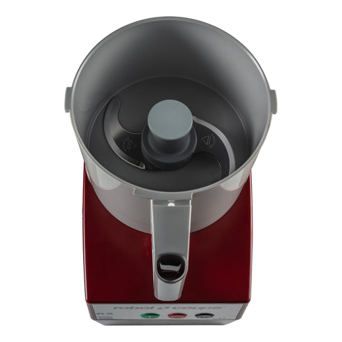 Robot Coupe | Robot culinaire combiné R2N, bol en plastique gris de 3 pintes, 1 HP, 120V, bol en acier inoxydable de 3 pintes