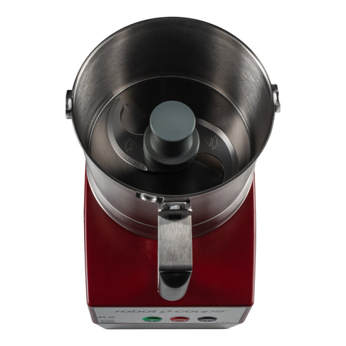 Robot Coupe | Robot culinaire combiné R2N, bol en plastique gris de 3 pintes, 1 HP, 120V, bol en acier inoxydable de 3 pintes