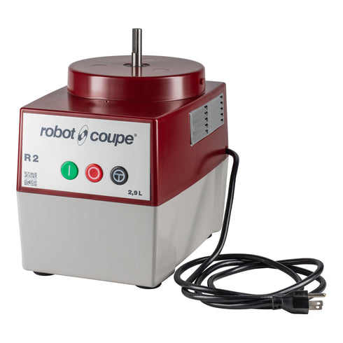 Robot Coupe | Robot culinaire combiné R2N, bol en plastique gris de 3 pintes, 1 HP, 120V