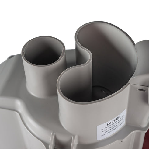 Robot Coupe | Robot culinaire combiné de précision R2N, bol en plastique gris de 3 pintes, bras poussoir, 1 HP, 120V