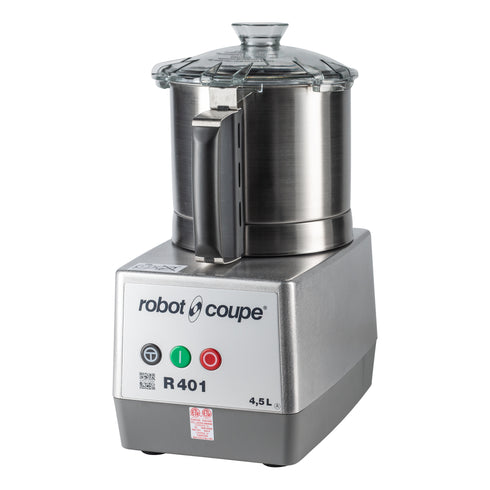 Robot Coupe R401 Combination Food Processor, Stainless Steel 4.5 qt Bowl, 1.5 HP, 120V