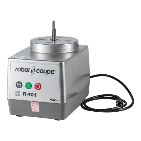 Robot Coupe R401 Combination Food Processor, Stainless Steel 4.5 qt Bowl, 1.5 HP, 120V