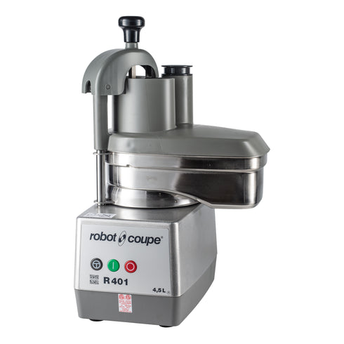 Robot Coupe R401 Combination Food Processor, Stainless Steel 4.5 qt Bowl, 1.5 HP, 120V