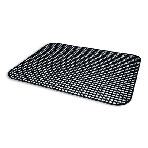 Vollrath | Tapis de plateau antidérapant, noir, 16,125" x 12,5"