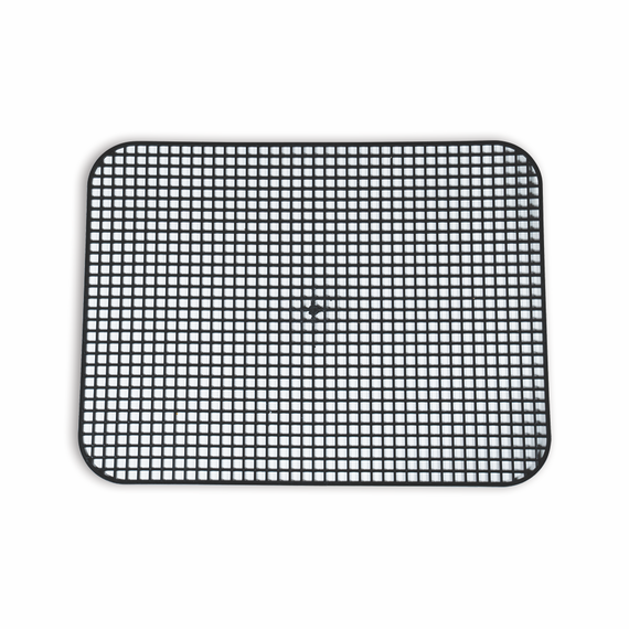 Vollrath | Tapis antidérapant rectangulaire pour plateaux de service, 12,5 po x 16 po, brun