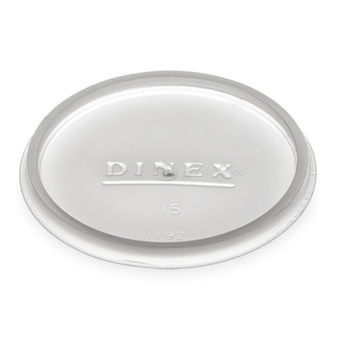 Charles | Couvercle jetable Dinex pour gobelet de 5 oz, translucide (paquet de 1000)