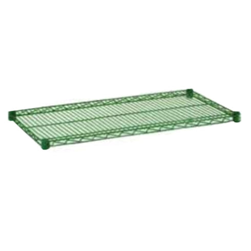 EFI Wire Shelf, 18" Deep, Green Epoxy Coated