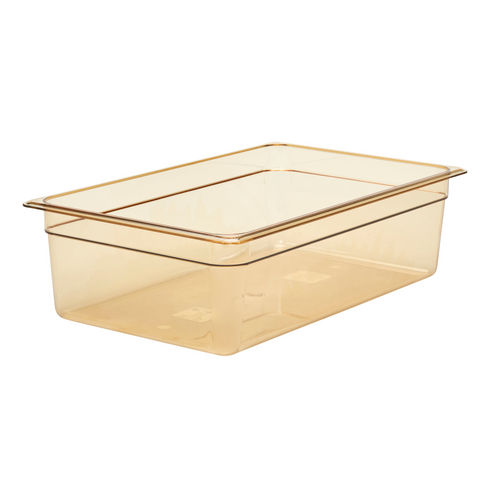 Cambro High Heat Full Size Food Pan, Amber