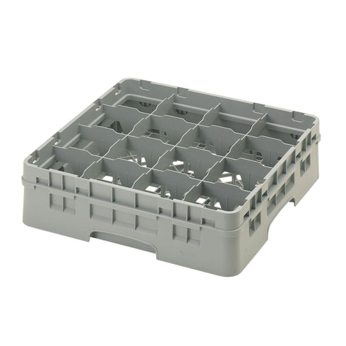 Cambro Camrack Glass Rack, 16 Compartment, Grey