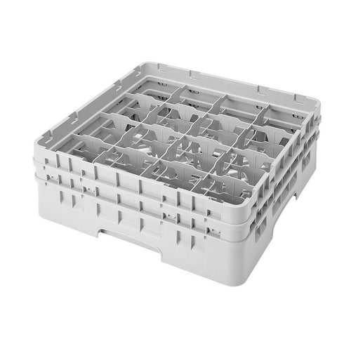 Cambro Camrack Glass Rack, 16 Compartment, Grey