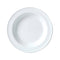 Acierite | Assiette creuse à rebord Simplicity, 8,5 po, blanc (paquet de 24)