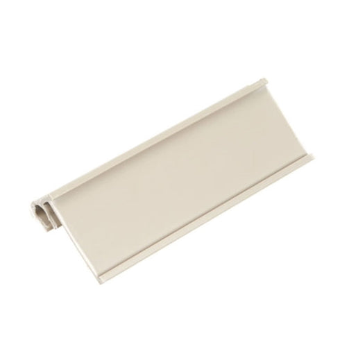 Metro Super Erecta / MetroMax Q Label Holder, 4", Tan Plastic