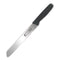 Canada Cutlery Euro Culinary Bread Knife, Scalloped, 8", Black Handle