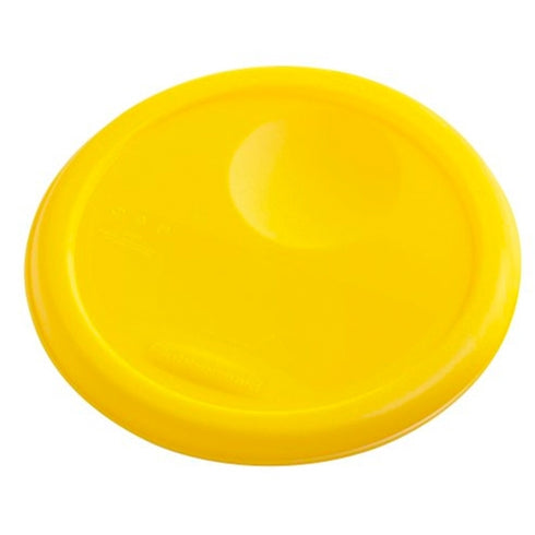 Rubbermaid Round Food Storage Container Lid, Yellow , FINAL SALE