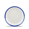 Churchill Retro Blue Small Coupe Plate, 6 7/16", White/Blue