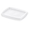 Aladdin Temp-Rite | Couvercle rectangulaire jetable non ventilé pour bol à soupe de 8 oz, blanc (paquet de 3 000)