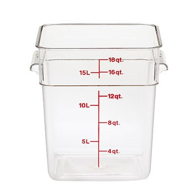 Cambro CamSquare Food Storage Container, Clear