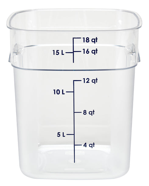 Cambro CamSquare FreshPro Storage Container, Clear