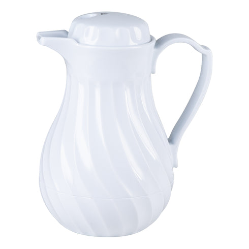 Vollrath SwirlServe Tilt & Pour Beverage Server, White