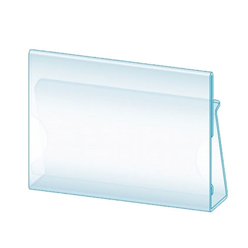 kostKlip Sneeze Guard Sign Holder, 3.5" x 2.5", Clear Acrylic