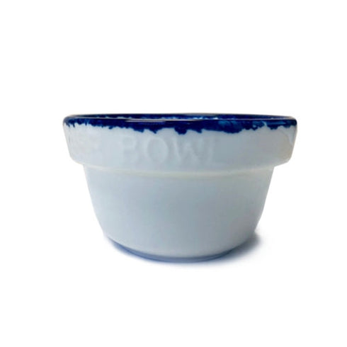 Tableware Solutions Stacking Finger Bowl, 4.25" x 2.5", Blue/White (24-pack)
