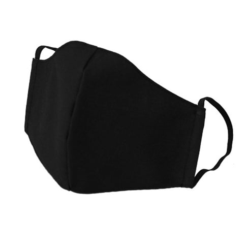 Premium Uniforms Reusable Face Mask, Black, FINAL SALE