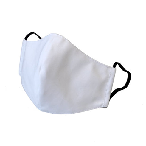 Premium Uniforms Reusable Face Mask, White, FINAL SALE