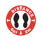 ChefEquipment.com Social Distance Floor Marker 17" French, FINAL SALE