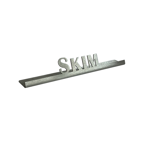 Idées de services | Panneau de table d'identification découpé au laser, acier inoxydable