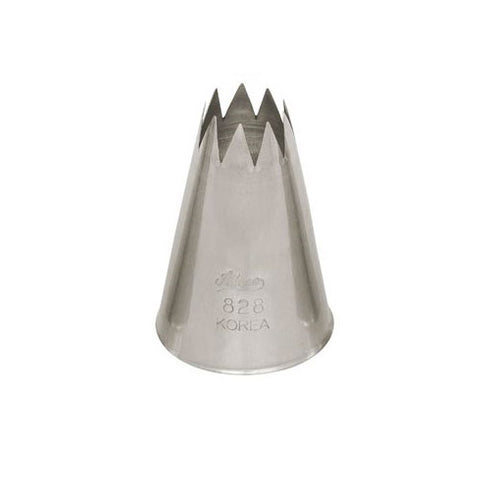 Ateco | Douille étoile ouverte, acier inoxydable