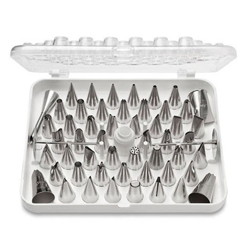 Ateco | Ensemble de douilles/tubes de décoration, 55 pièces