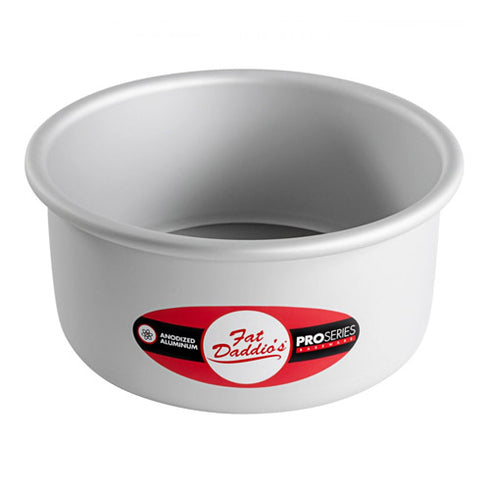 Fat Daddio's | Moule à gâteau aux fromages, rond de 3 po de profondeur, fond amovible, aluminium anodisé