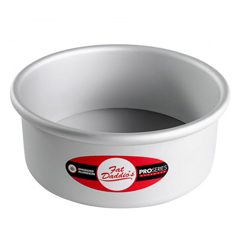 Fat Daddio's | Moule à gâteau aux fromages, rond de 3 po de profondeur, fond amovible, aluminium anodisé