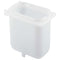 Server Fountain Jar, 2 qt, 7 1/2" Deep, White Plastic