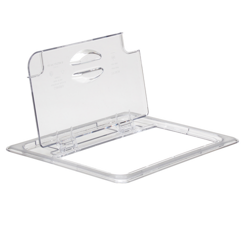 Cambro | Couvercle Camwear FlipLid, pour bac gastronome avec encoche, clair