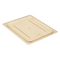 Cambro High Heat Food Pan Cover, Flat, Amber