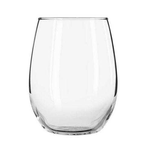 Libbey Stemless Wine Glass, 15 oz (12-pack)