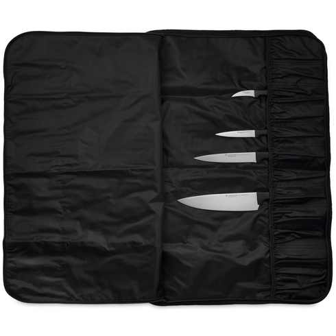 Wusthof Knife Roll with 12 Pockets, Black
