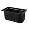 Carlisle Coldmaster 1/3 Size Divided Food Pan, 6" Deep, Black
