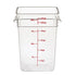Cambro CamSquare Food Storage Container, Clear