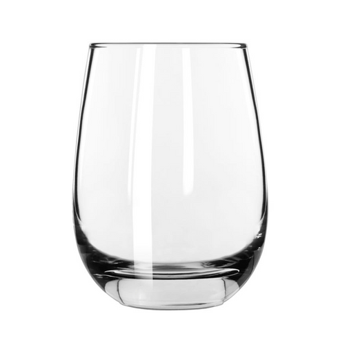 Libbey Stemless White Wine Glass, 15.25 oz, (12-pack)