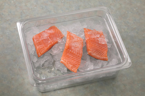 Cambro | Camwear bac gastronome perforé demi-grandeur, Transparent